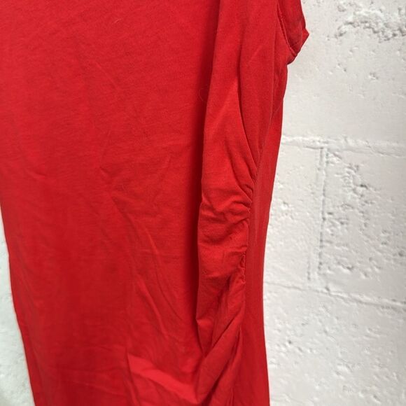 Bobi Red Sheath Mini Dress for a Night Out - Scrunch Side - NWOT - Size XS - Picture 3 of 4